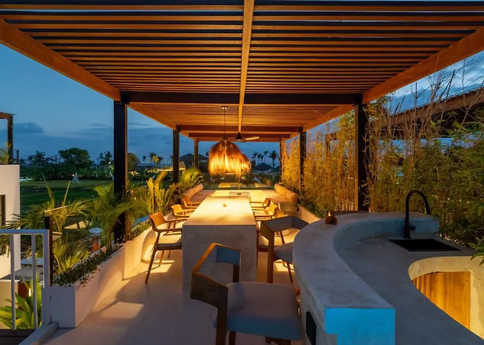 Sevu 3 - Designer 3br With Pool And Rooftop View 度假居 Cemagi